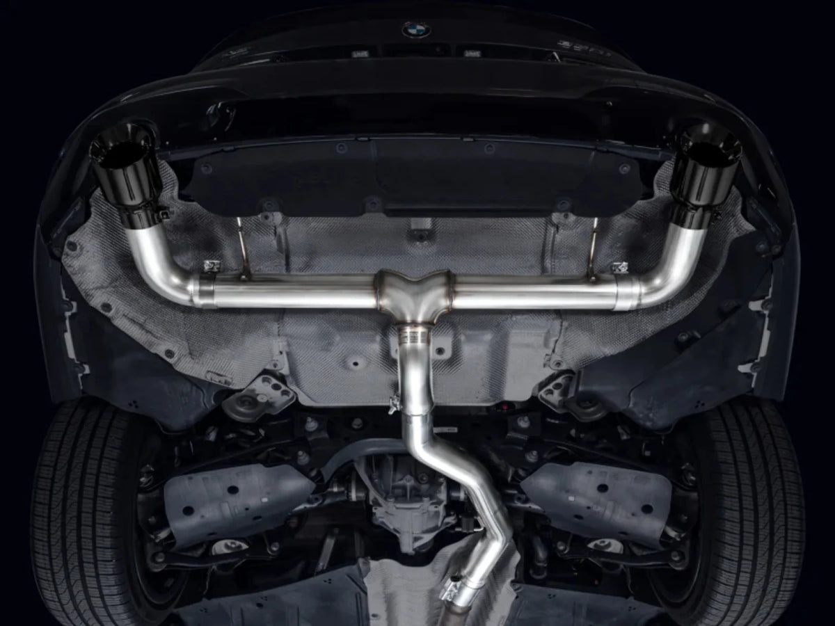 Diamond Black Axle Back Exhaust W600