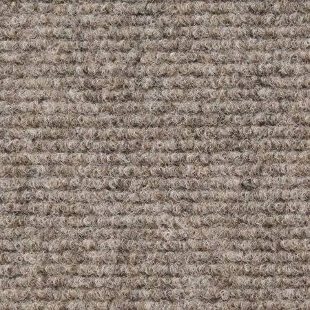 Brown 6 Feet x 20 Feet Indoor Outdoor Carpet with Rubber Backing G1574