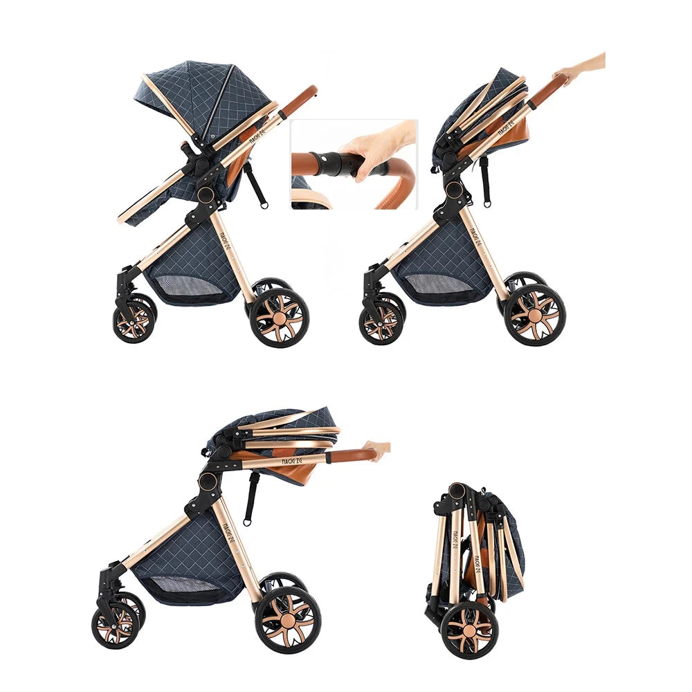 Baby Travel System Stroller with Safety Car Seat and Base Set L910