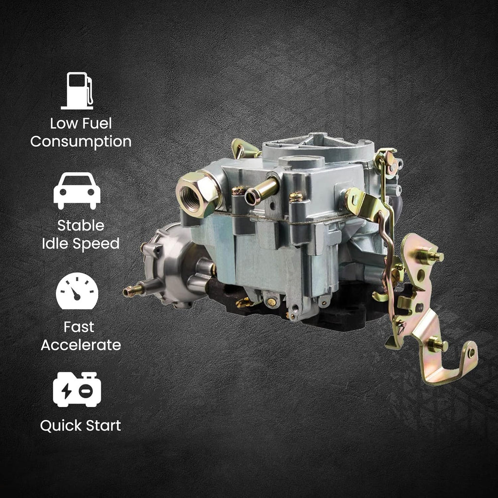 2-Barrel Carburetor Small Block Engine Automatic Choke F8440