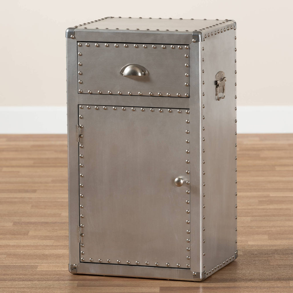 Metal 1-Door Accent Storage Cabinet W485