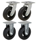 Set of 4 Rubber Casters P65538
