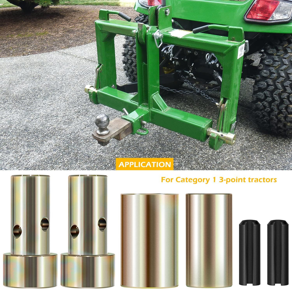 Quick Hitch Bushing Kit Heavy Duty Steel Pack of Two Sets H1932