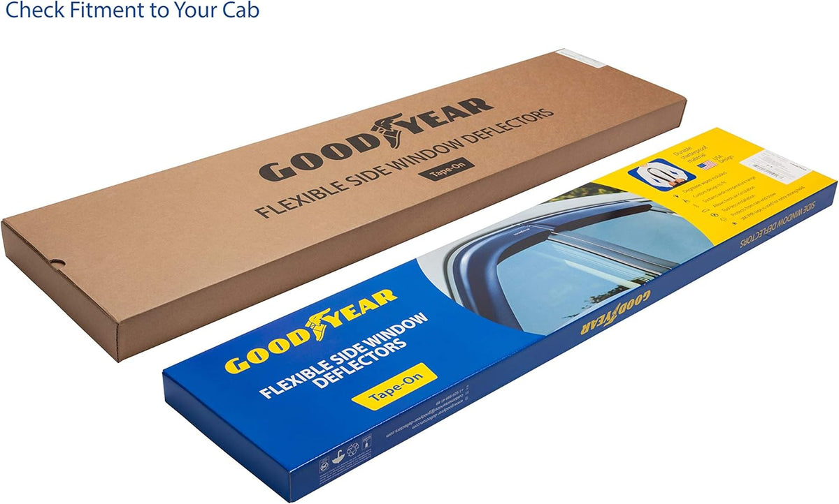 Tape-on Window Deflectors 4 pcs G94225