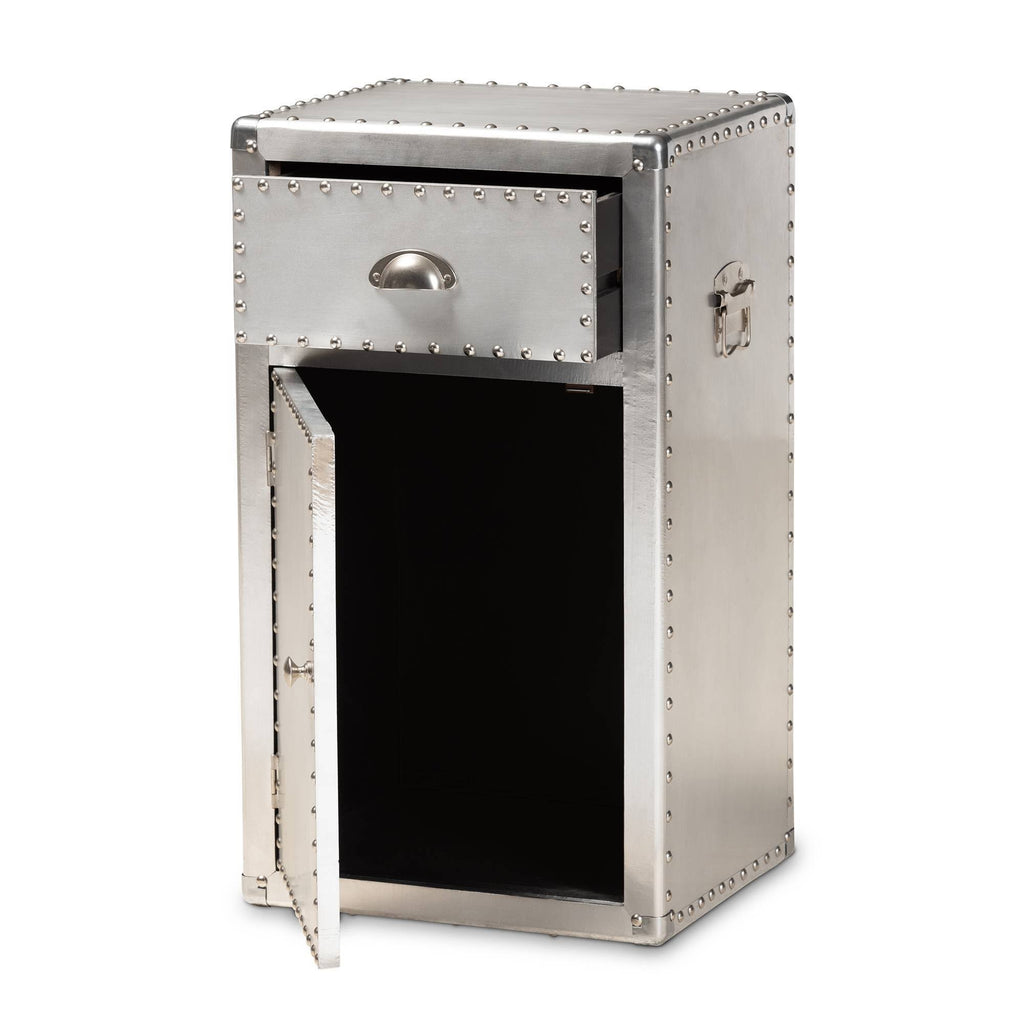 Metal 1-Door Accent Storage Cabinet W485