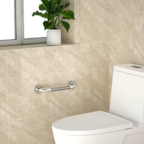 12 Inch Anti Slip Chrome Finish Stainless Steel Bath Grab Bar V90384