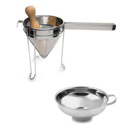 Stainless Steel Canning Bundle, Funnel and 3-Piece Chinois Set G2832