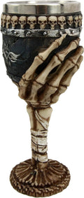 Skeletal Hand 6Oz Wine Chalice Goblet S3882