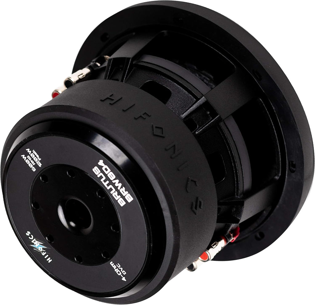2 x 8 Inch Dual 4 Ohm Car Audio Subwoofer with Aluminum Die-Cast Basket Q1008