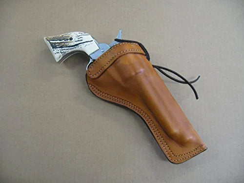 Tan Leather Cross Draw Holster for Revolver A516