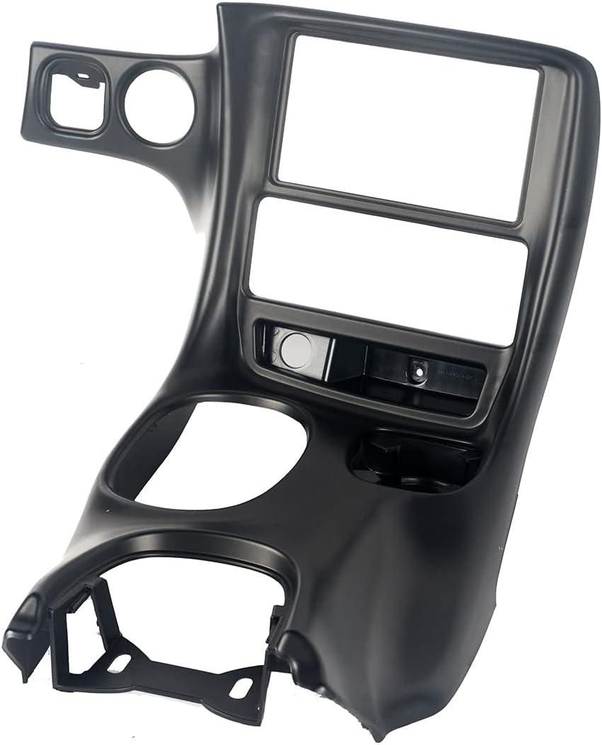 Matte Black Double Din Dash Installation Kit for Chevy Corvette C5 Z65735