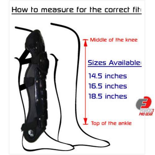 Umpire Leg Guards Small 14.5x22 Q202