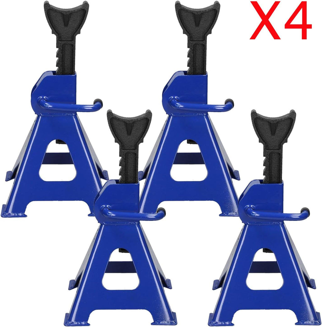 Jack Stands Set of 4PCS, Heavy Duty Steel Adjustable Height 6 Ton E487384
