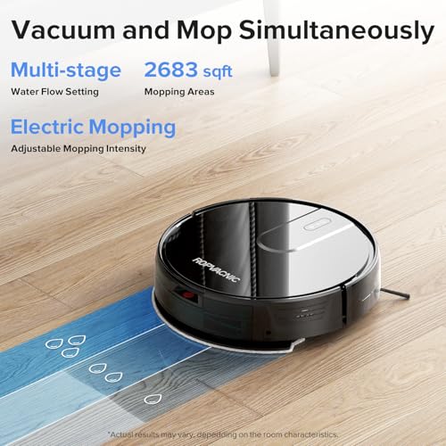 Robot Vacuum and Mop Combo with 4000Pa Suction F19518