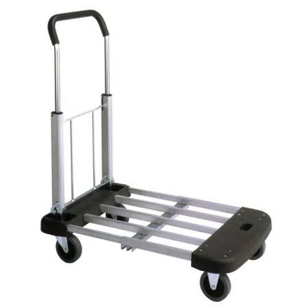 Aluminum Platform Truck with Telefolding Handle, 330 lbs Load Capacity O697