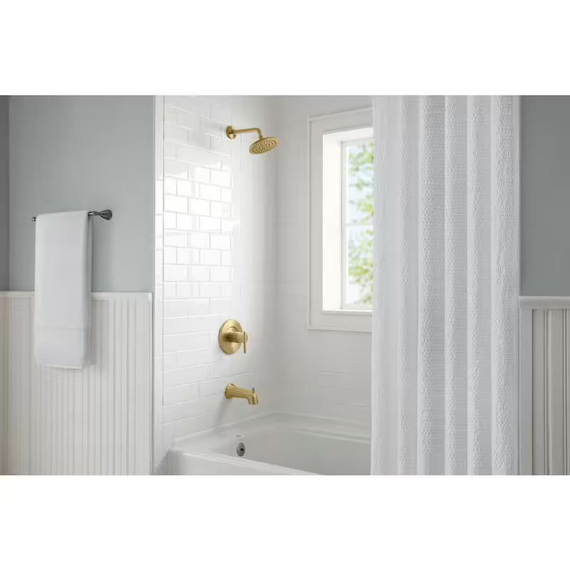 Single-Handle 1-Spray Tub and Shower Faucet 1.8 GPM Matte Gold T33494