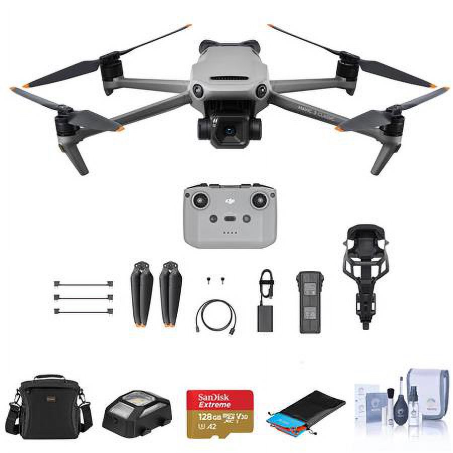 Mavic 3 Classic Drone with RC-N1 Remote Controller Bundle with 128GB microSD Card W8837