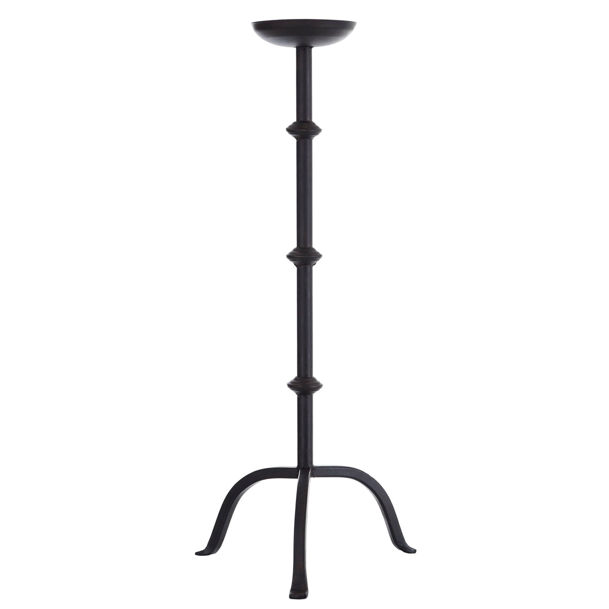 Dark Bronze Brass Metal Candle Holder N37535