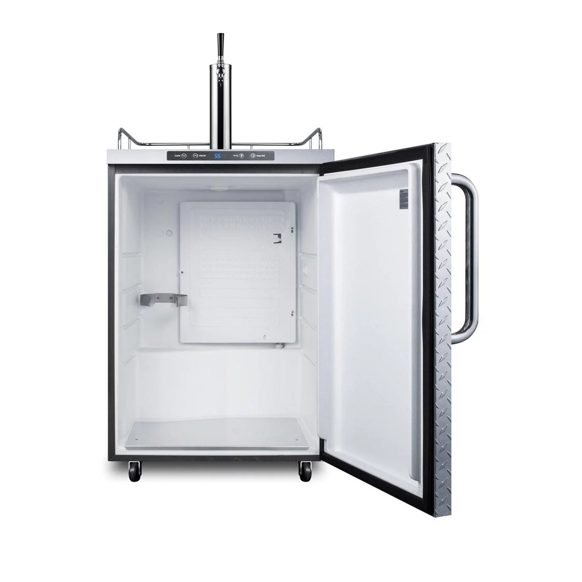 24" Stainless Steel Outdoor Beer Dispenser with Single Tap U422479