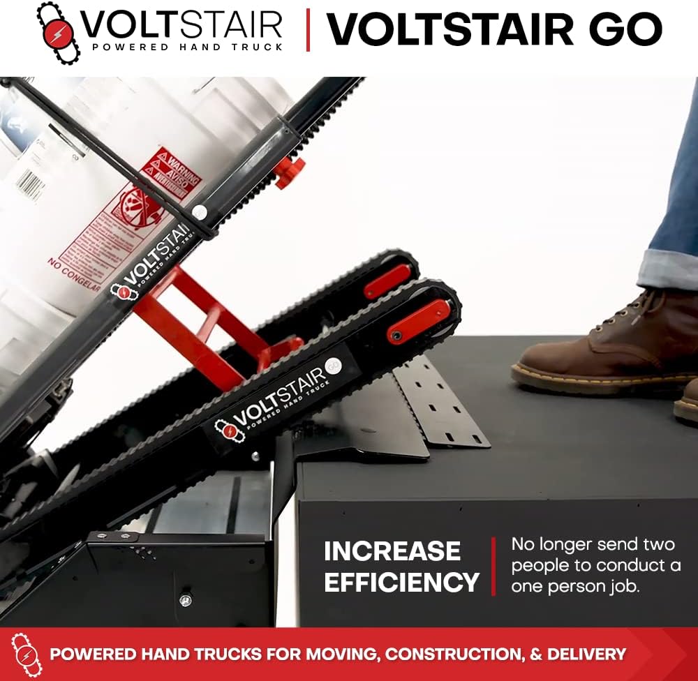 Portable Electric Stair Climbing Hand Truck with 150lb. Lift Capacity E90671