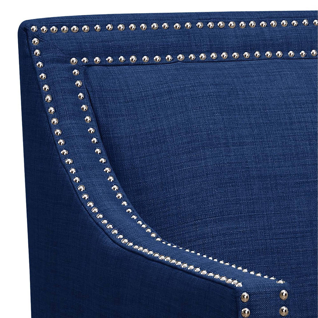 Blue Chair and Ottoman Q5457