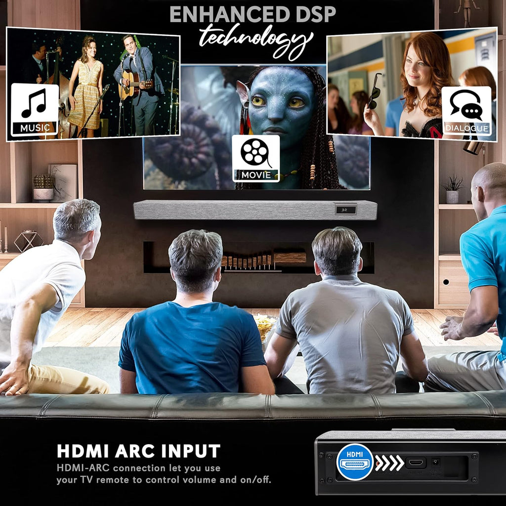 60W Bluetooth Sound Bar with Remote Control Z133329