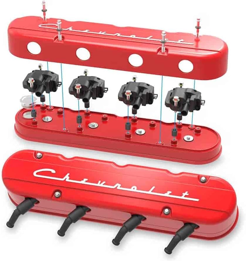 2-Piece Valve Cover Gloss Red I810354