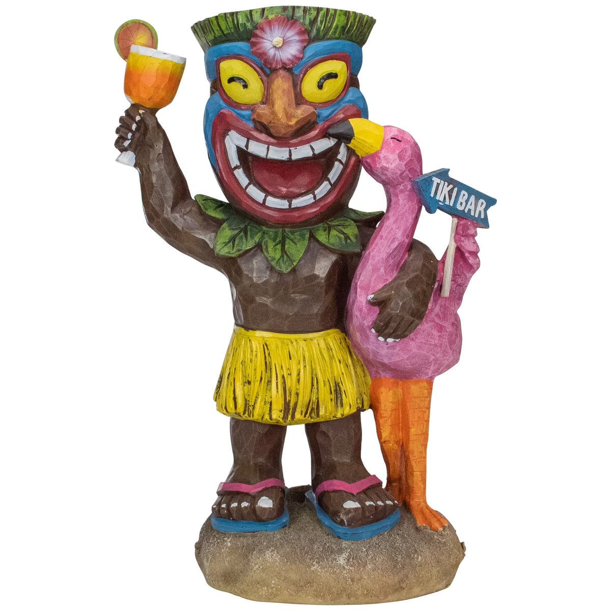 16" Solar Lighted Outdoor Garden Statue F534