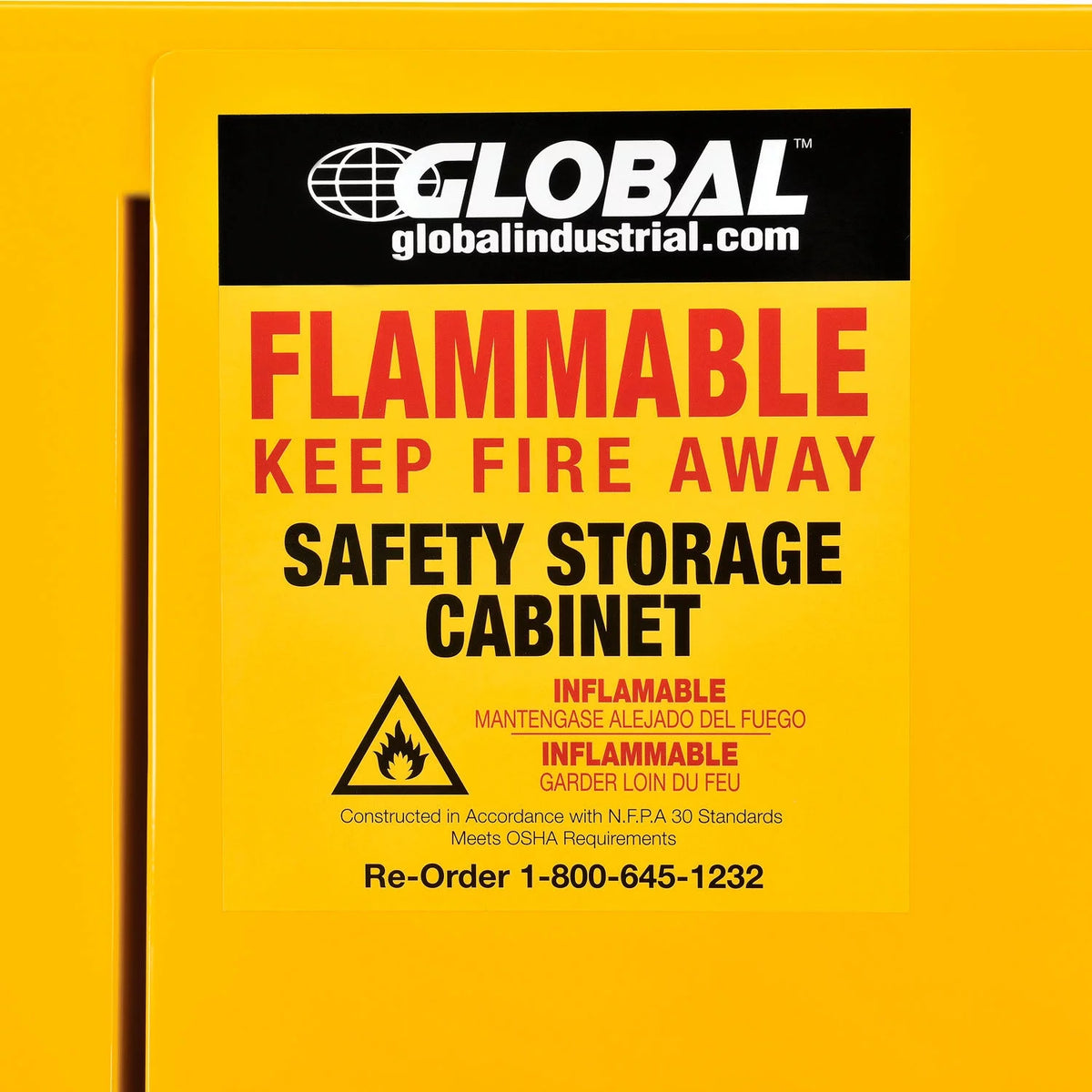 44 Gallon Manual Close Double Door Flammable Cabinet V416273