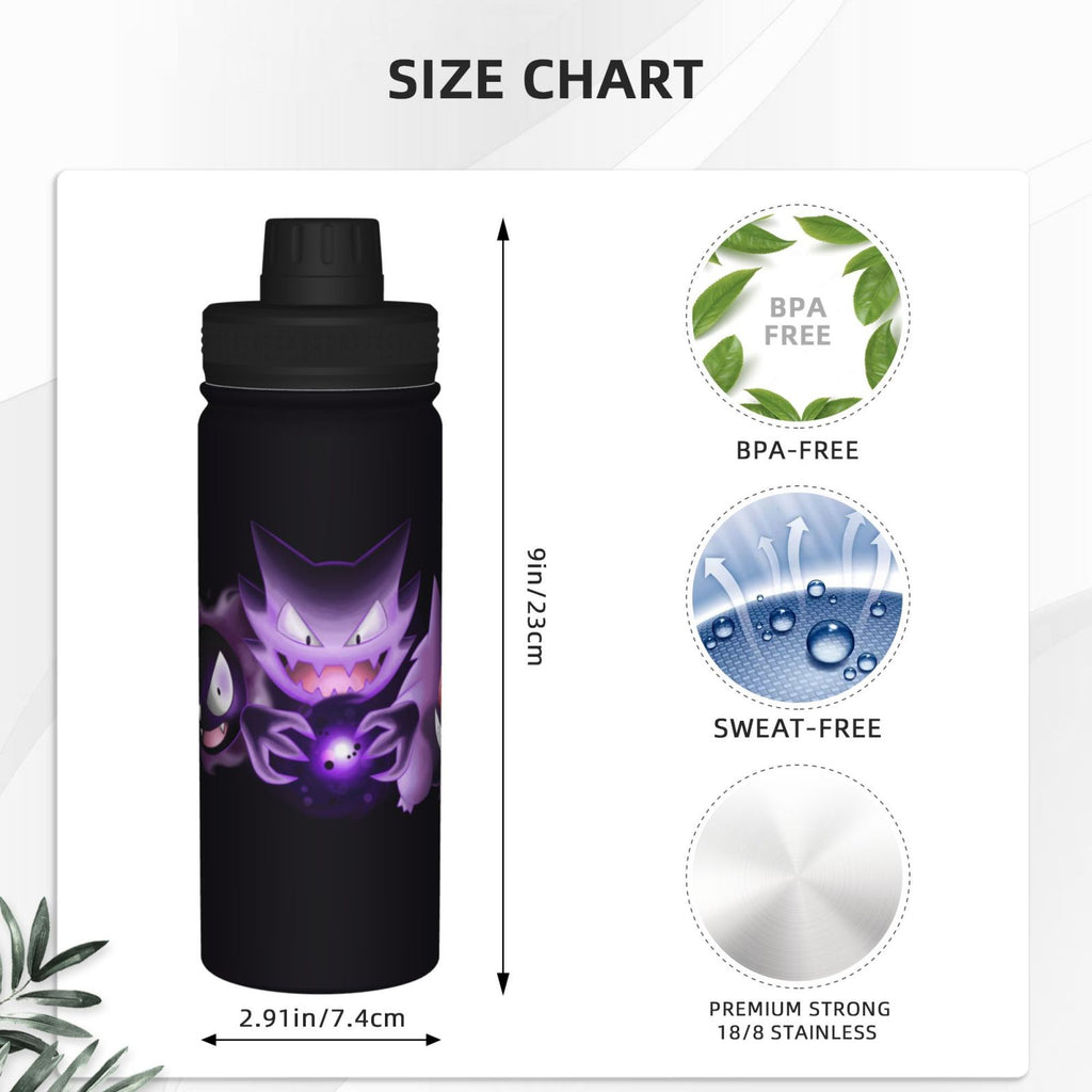 Insulated Stainless Steel Water Bottle 18OZ D4292