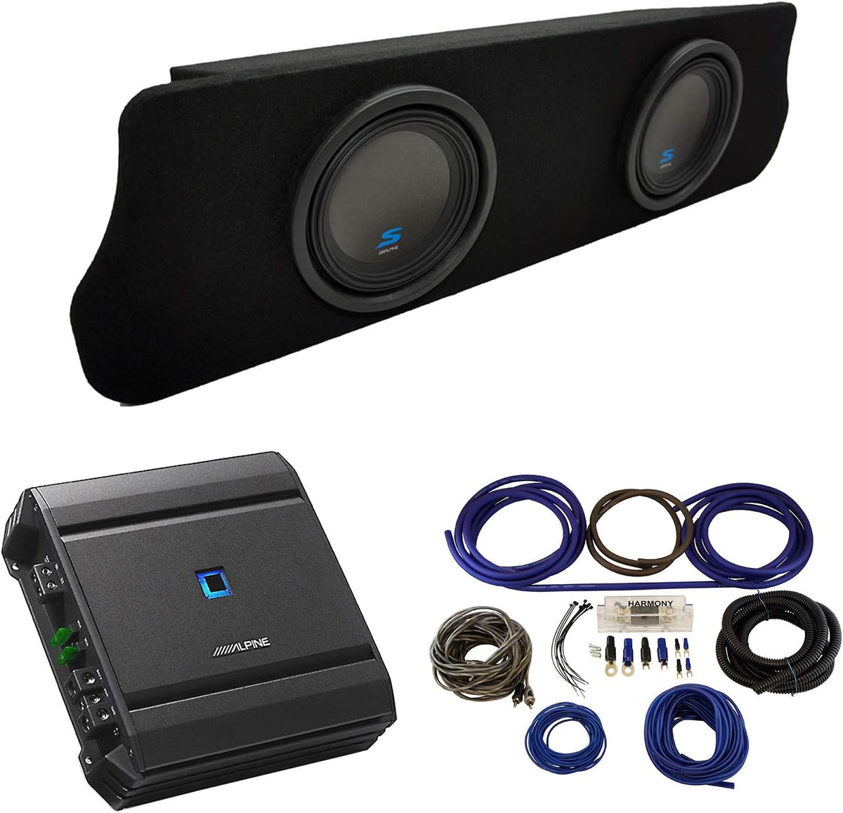 Compatible with 1994-2004 Ford Mustang Coupe Dual 10 Subwoofer Box Enclosure N39267