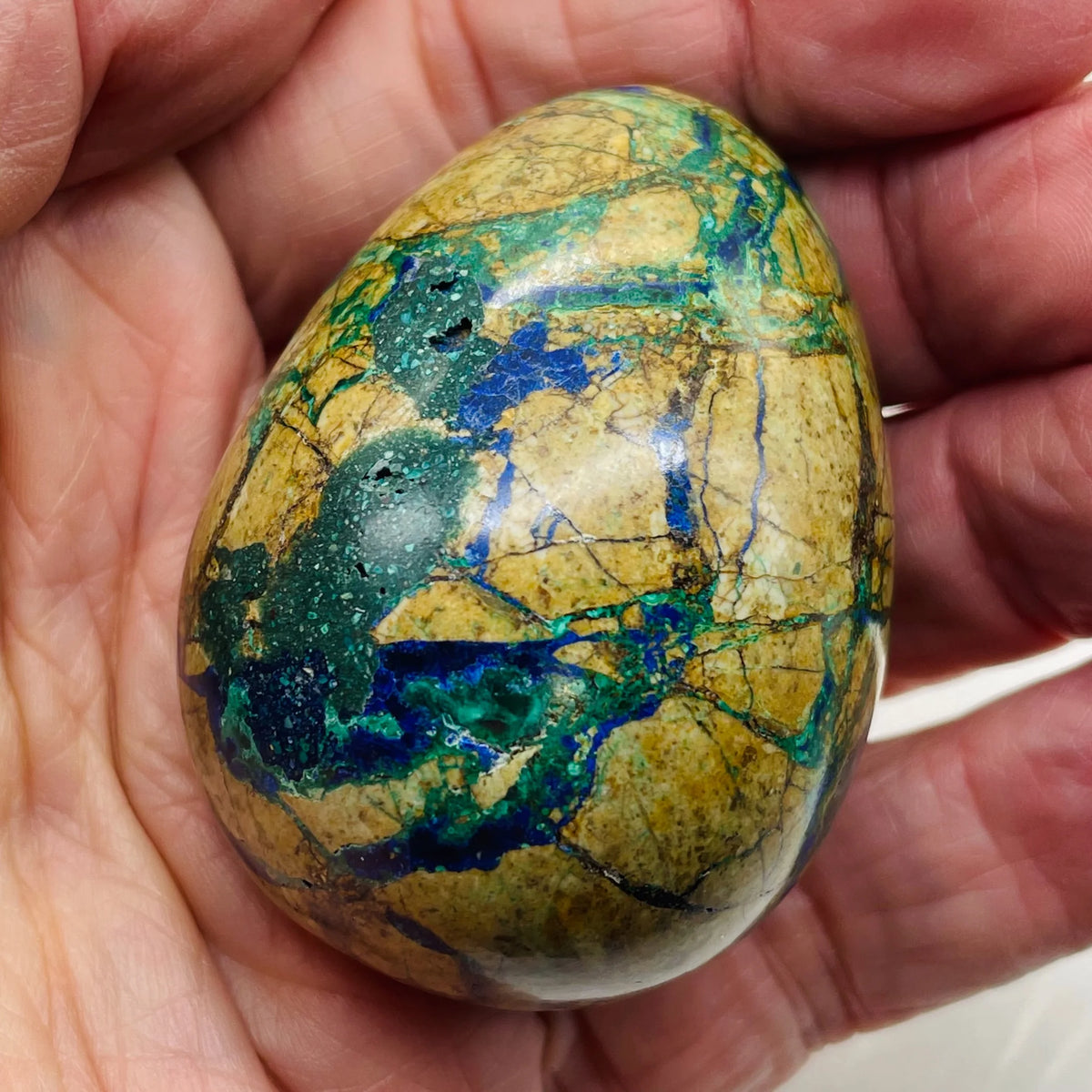 Green Blue Tan 163g Egg C375