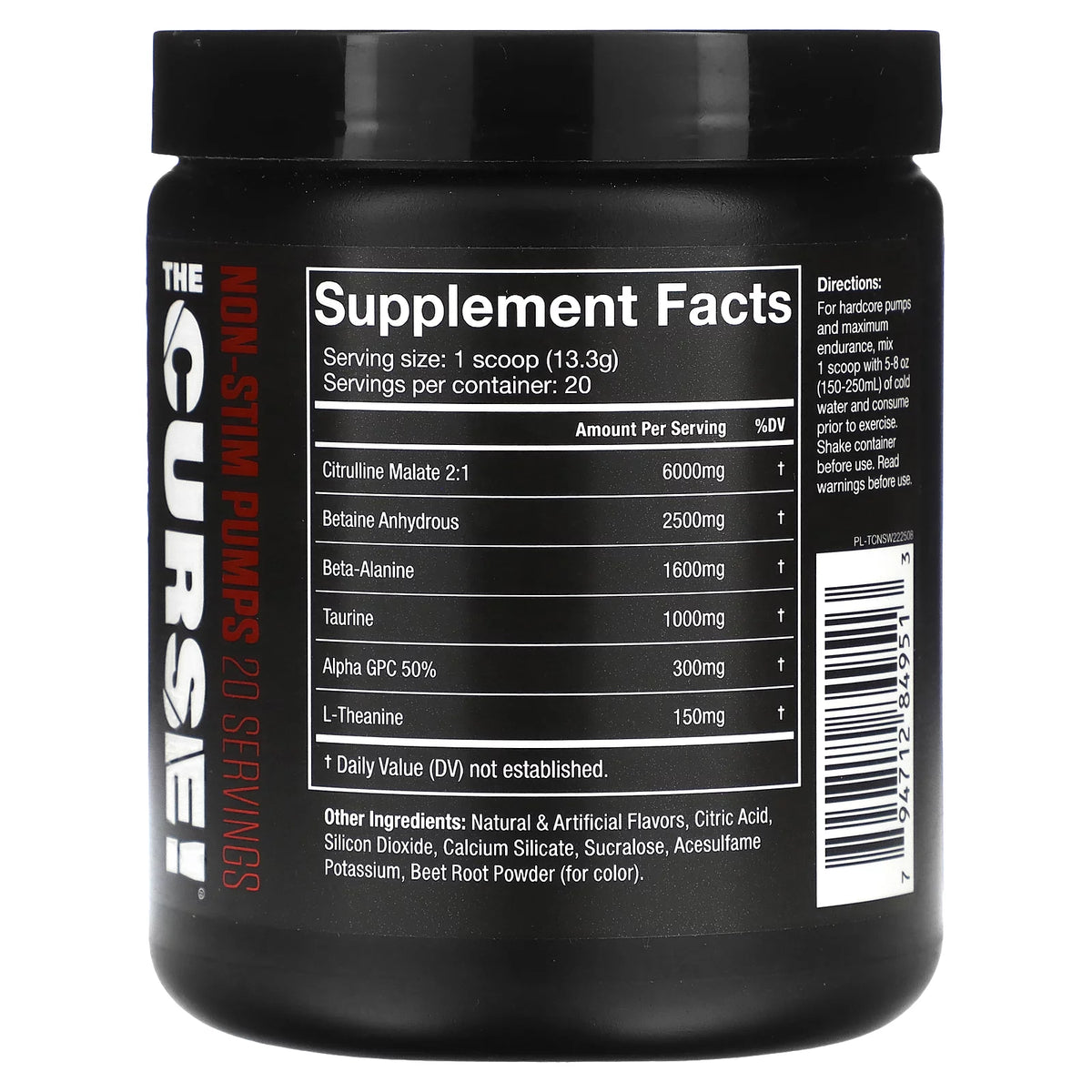 Caffeine Free Pre-Workout Watermelon 20 Serves B669000