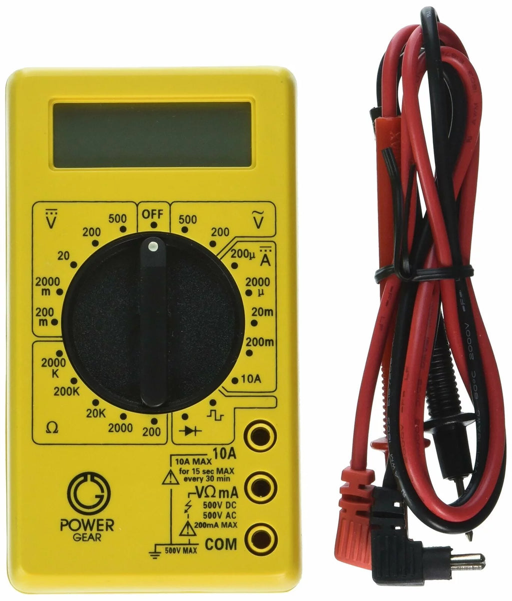 17 Range 6-Function Non-Recording Digital Multimeter D25495