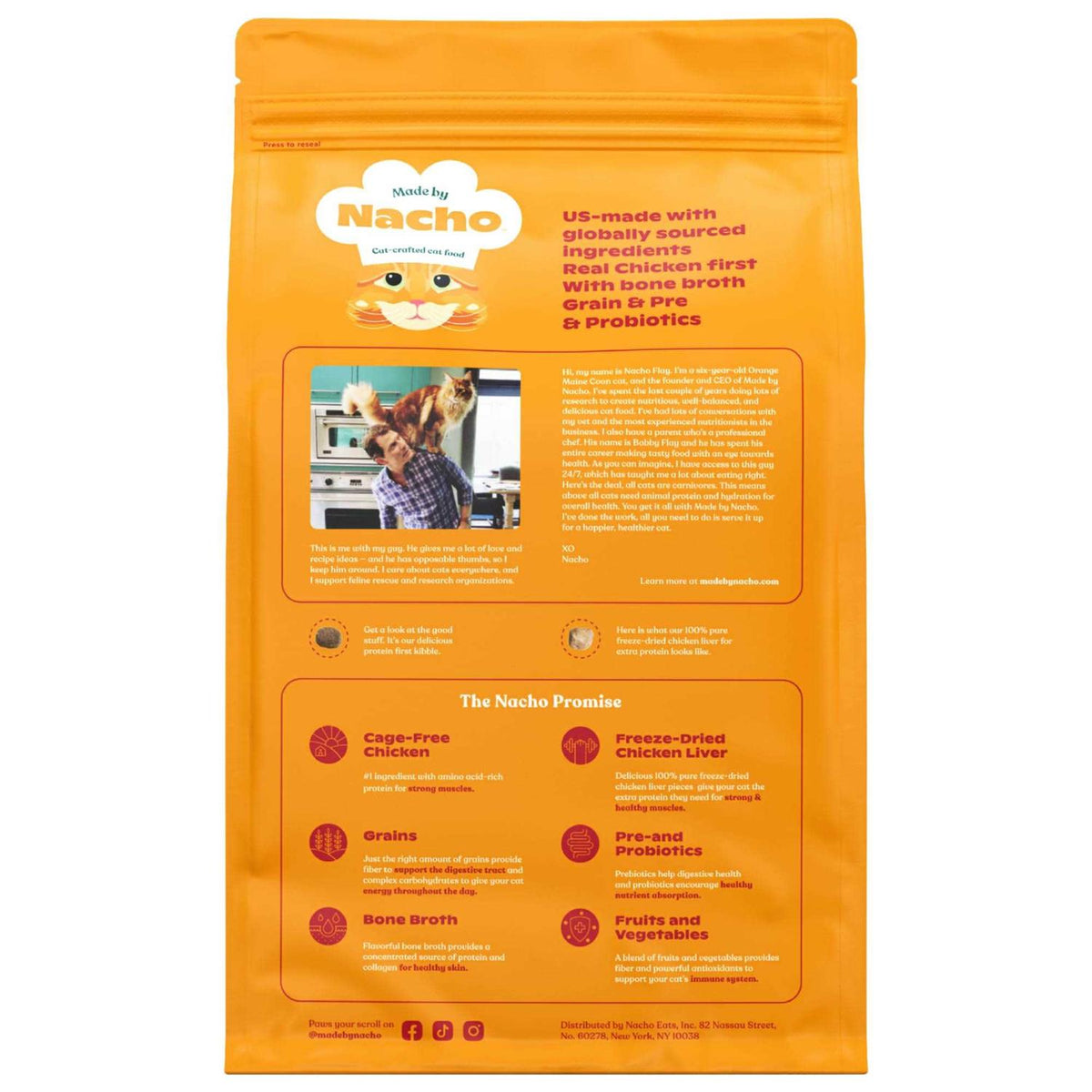 Dry Cat Food with Freeze Dried Raw Kibble D484