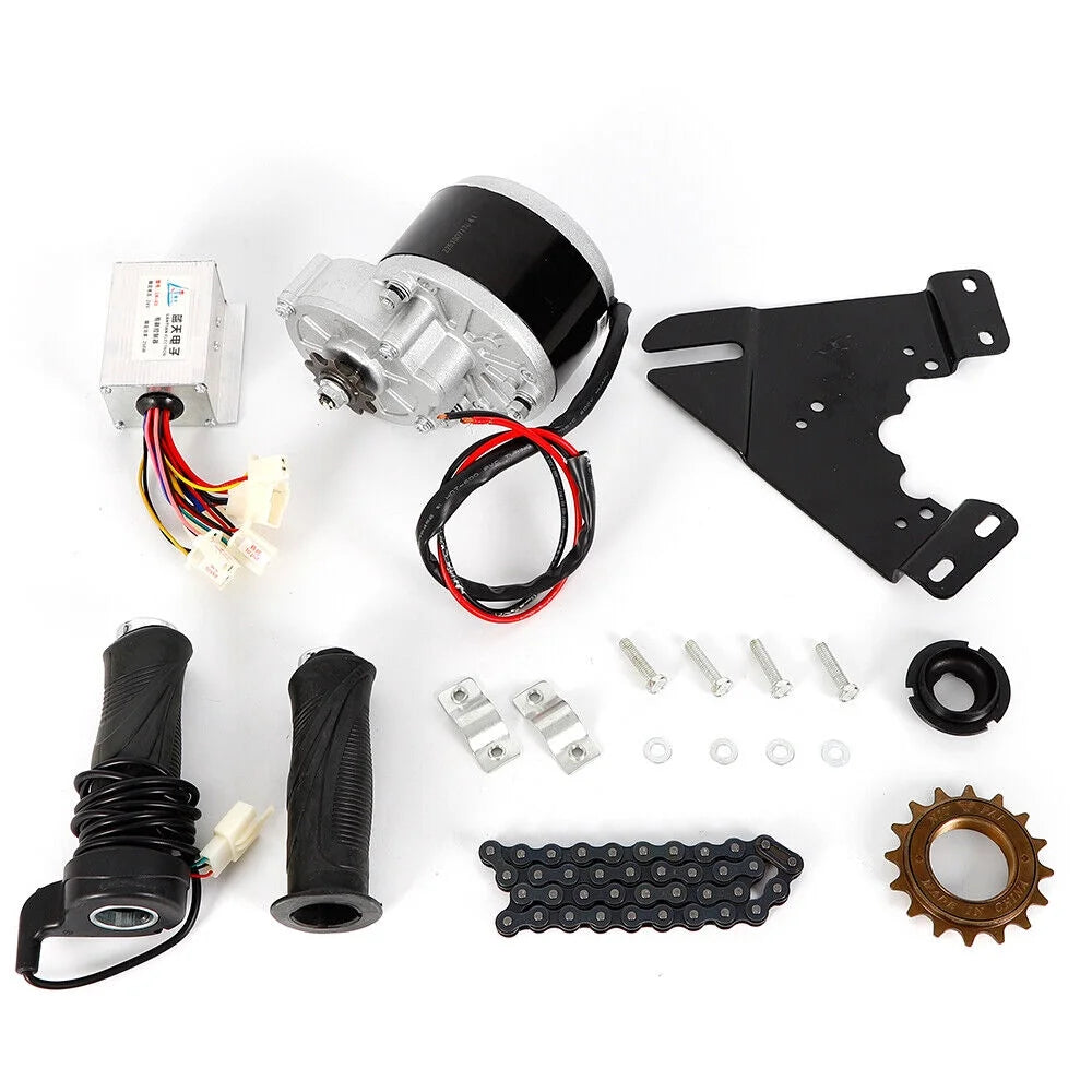 24V 250W Electric Bicycle Conversion Kit with Chain Motor Controller Freewheel B529320
