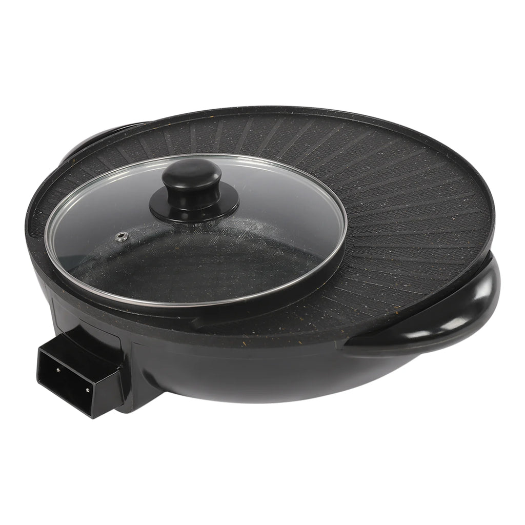 Portable Circular Hotpot Grill Combo Nonstick P814