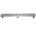2x22 Linear Grid Shower Drain E324