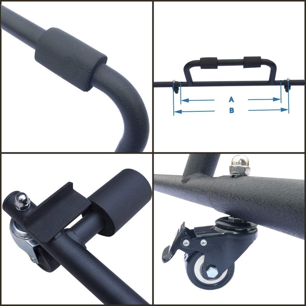 Hard Top Carrier Storage Cart Steel Rack Sliding L3999
