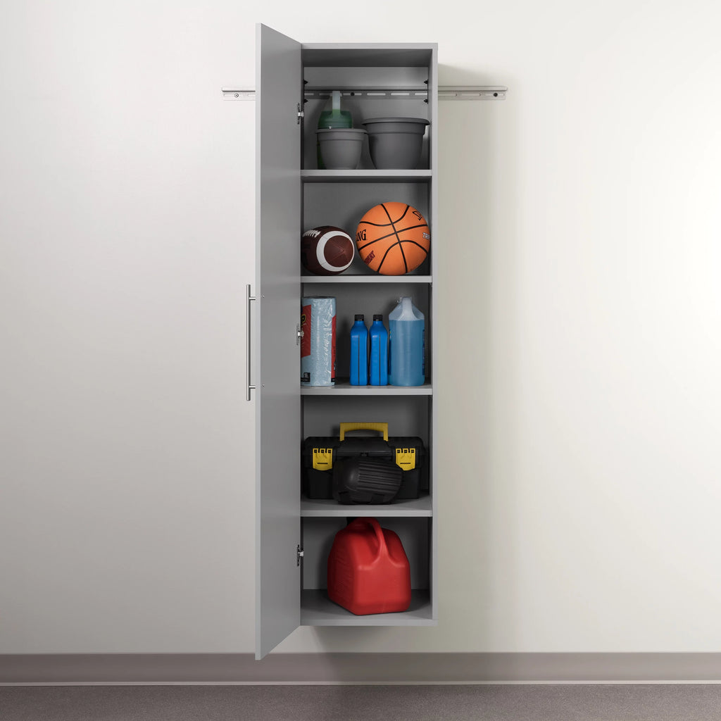 Light Gray Wall Mounted Garage Storage Cabinet X84130