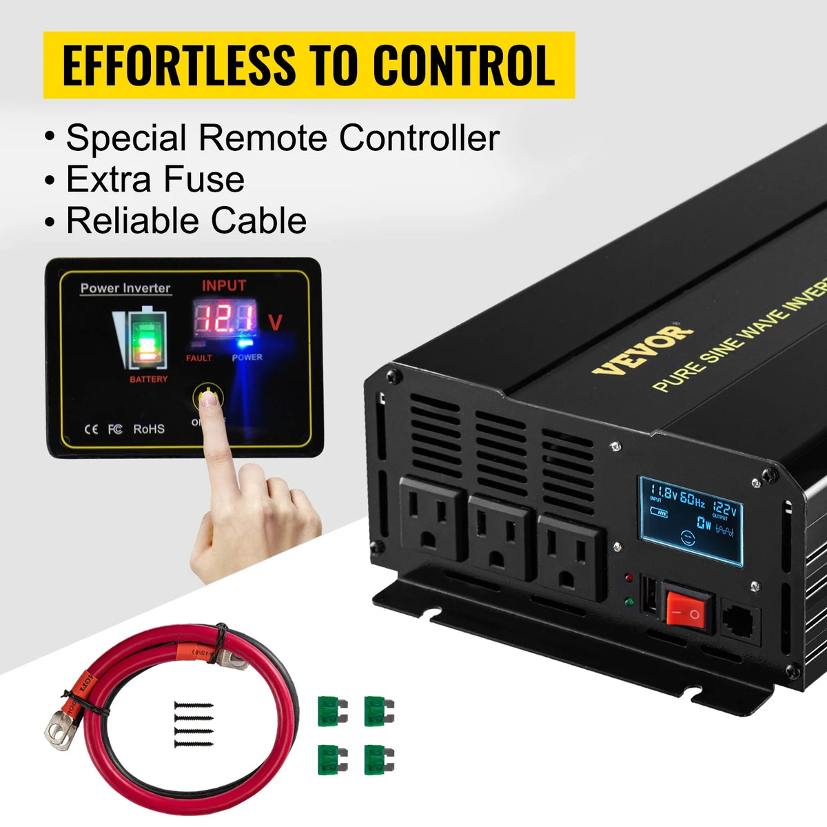 2500 W Pure Sine Wave Inverter M483