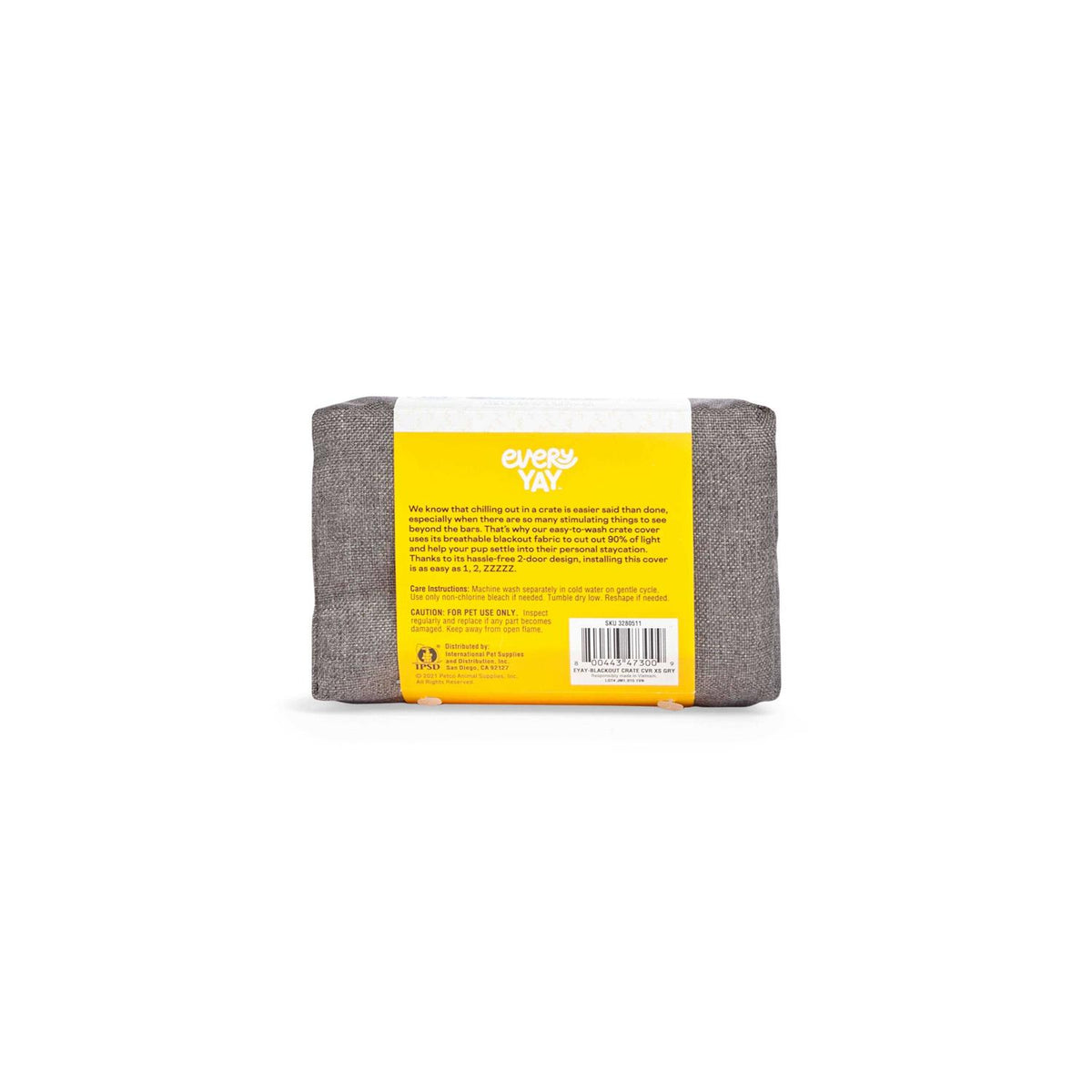 Grey Dog Crate Cover H8512