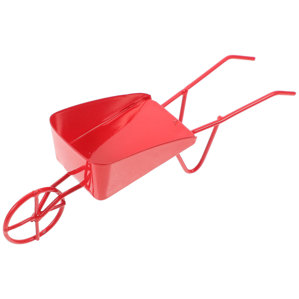 Mini Vintage Metal Wheelbarrow Prop T671902