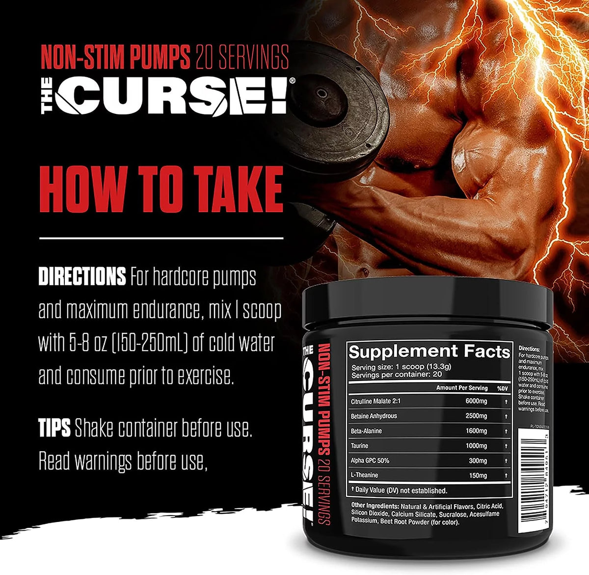 Caffeine Free Pre-Workout Watermelon 20 Serves B669000