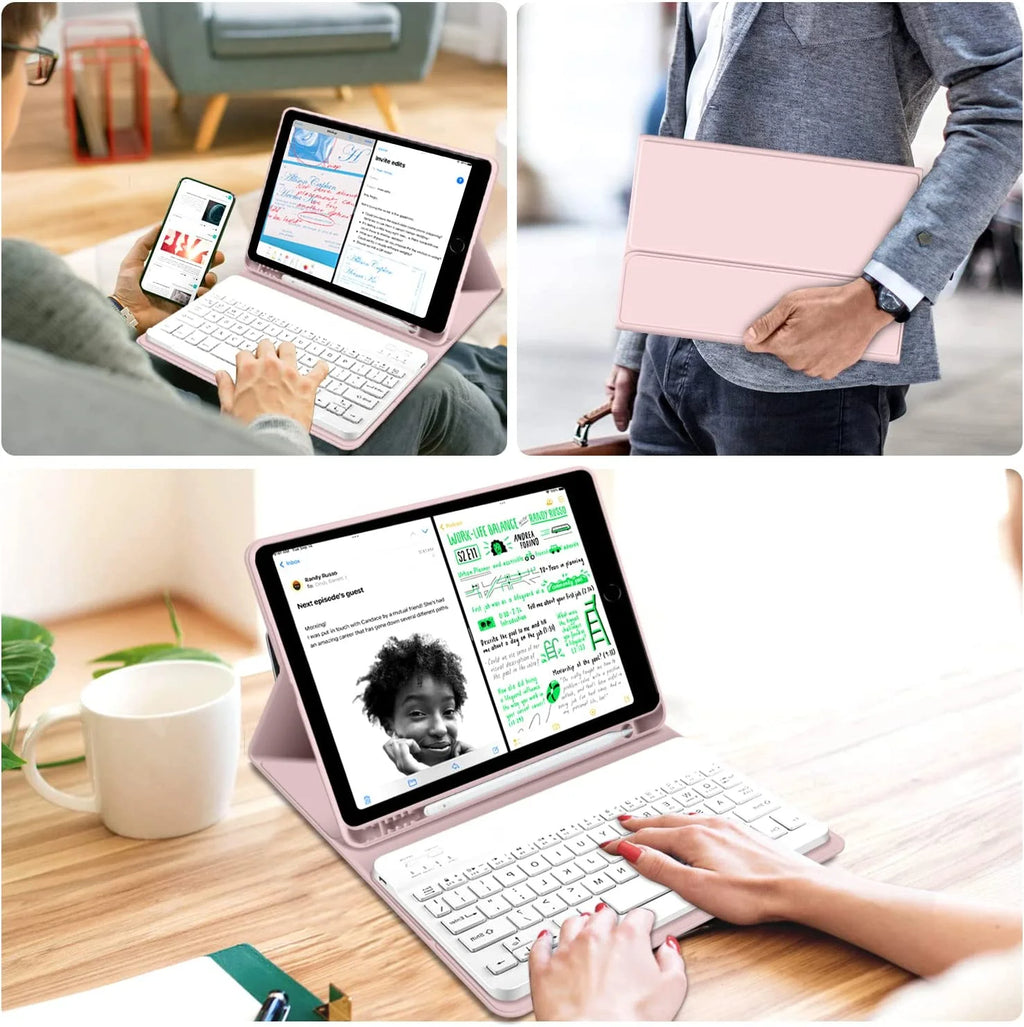 Keyboard Case with Pencil Holder for iPad 9.7 Inch L34301