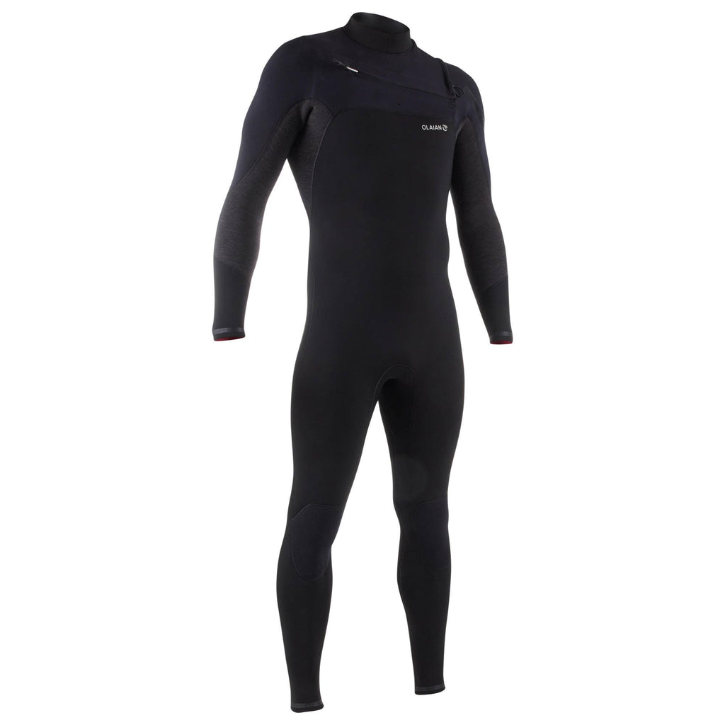 Black 4/3 mm Neoprene Surfing Wetsuit G76582