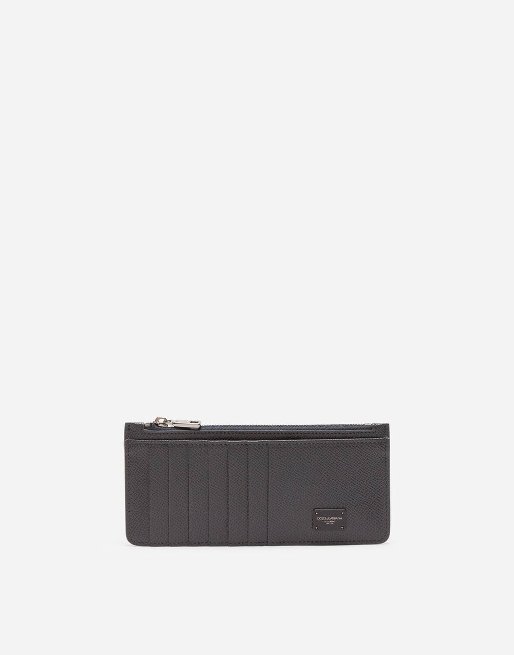 Gray Logo Card Case Z48571