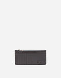 Gray Logo Card Case Z48571