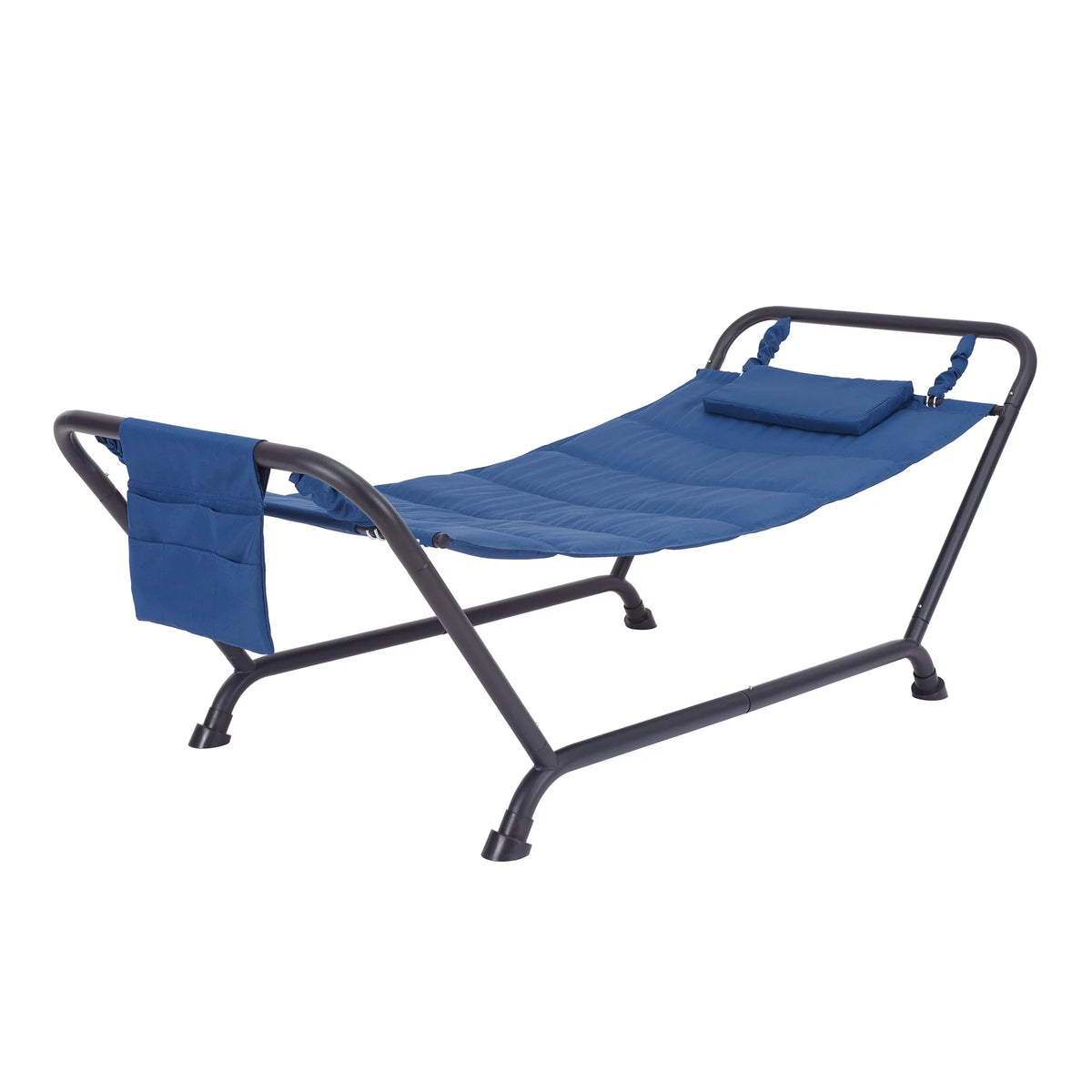 Polyester Hammock with Stand and Pillow V8184