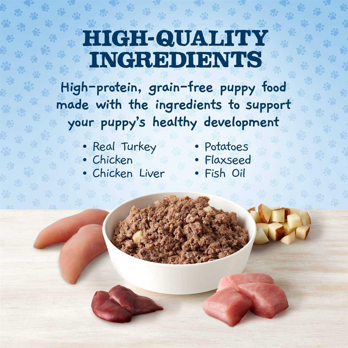High Protein Grain-Free Turkey & Potato Recipe Puppy Wet Food V560752
